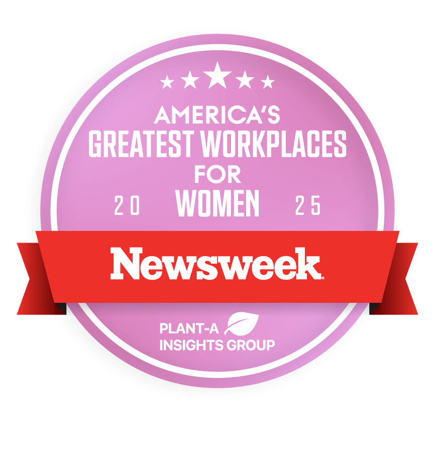 evertrue winner of newsweek's 2025 America's Greatest Workplaces for Women award badge